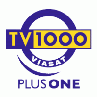 Viasat TV1000plusone logo vector logo