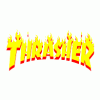 Thrasher fogo logo vector logo