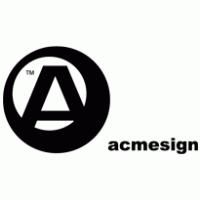 Acmesign logo vector logo