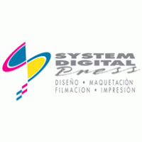 system digital press logo vector logo