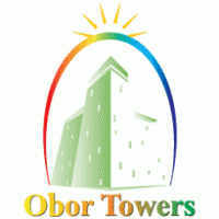 Obor Towers logo vector logo