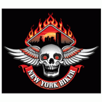 New York Biker logo vector logo