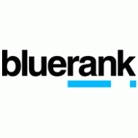 bluerank logo vector logo