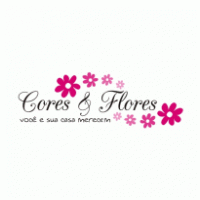 Cores & Flores logo vector logo