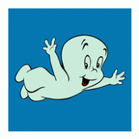 Casper the friendly ghost logo vector logo
