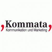 Kommata Kommunikation und Marketing logo vector logo