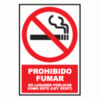 Prohibido Fumar logo vector logo