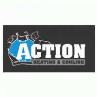 Action Heating & Cooling logo vector logo