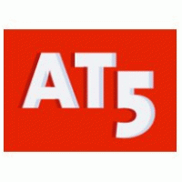 at5 broadcast logo vector logo