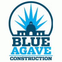 Blue Agave Construction logo vector logo