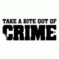 Take A Bite Out Of Crime logo vector logo
