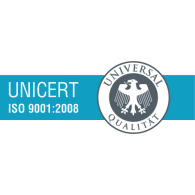 Unicert 9001 2008 logo vector logo
