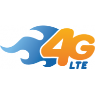 4G LTE logo vector logo