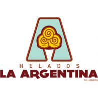 Helados La Argentina logo vector logo