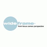 Wideframe logo vector logo