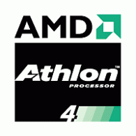 AMD Athlon 4 Processor logo vector logo