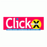 Clickx Magazine logo vector logo