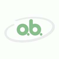 o.b. logo vector logo