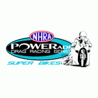 NHRA Powerade Super Bikes logo vector logo