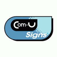 Com-U Signs logo vector logo