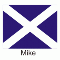 Mike Flag logo vector logo