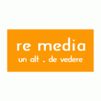 re media logo vector logo