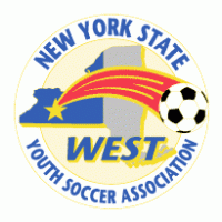 New York State West Youth Soccer Association logo vector logo