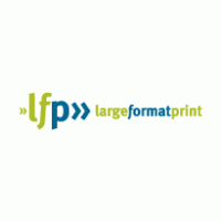 LFP LargeFormatPrint logo vector logo