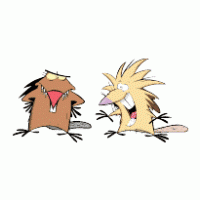 2 Angry Beavers logo vector logo