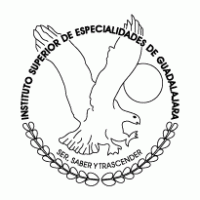 instituto superior de especialidades de guadalajara logo vector logo