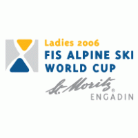 St. Moritz Engadin 2006 Ladies FIS Alpine Ski World Cup logo vector logo