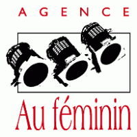 Au feminin logo vector logo