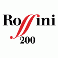 Rossini 200 logo vector logo