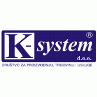 k-system logo vector logo