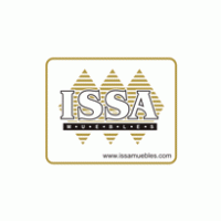 issa muebles logo vector logo
