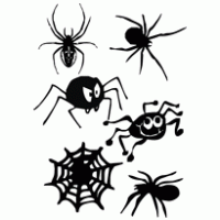 Arañas logo vector logo