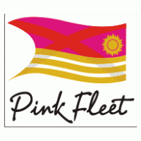 Pink Fleet logo vector logo