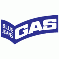 gas blue jeans logo vector logo