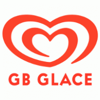 GB Glace (red) logo vector logo