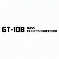 GT-10B Bass Effects Processor logo vector logo