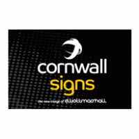 Cornwall Signs logo vector logo