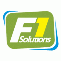 F1 Solutions logo vector logo