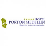 Hotel Porton Medellin logo vector logo