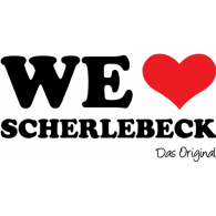 We love Scherlebeck logo vector logo