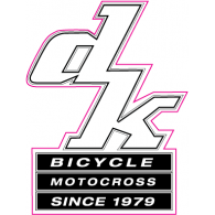 DK Bicycles logo vector logo