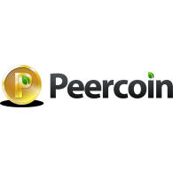 Peercoin (PPC) Horizontal logo vector logo