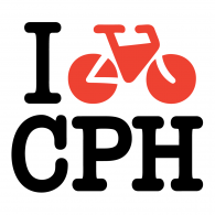 I bike CPH logo vector logo