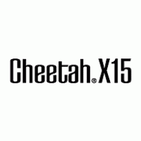 Cheetah X15 logo vector logo
