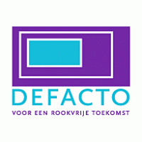 Defacto logo vector logo