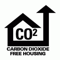 Carbon Dioxide Free Housing logo vector logo